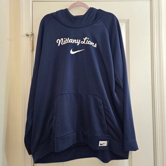 Nike Penn State Nittany Lions Dri-Fit Retro Performance Hoodie - Picture 1 of 9